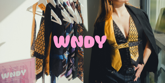 👔 Up-cycled vintage silk & designer tie tops by WNDYdesign