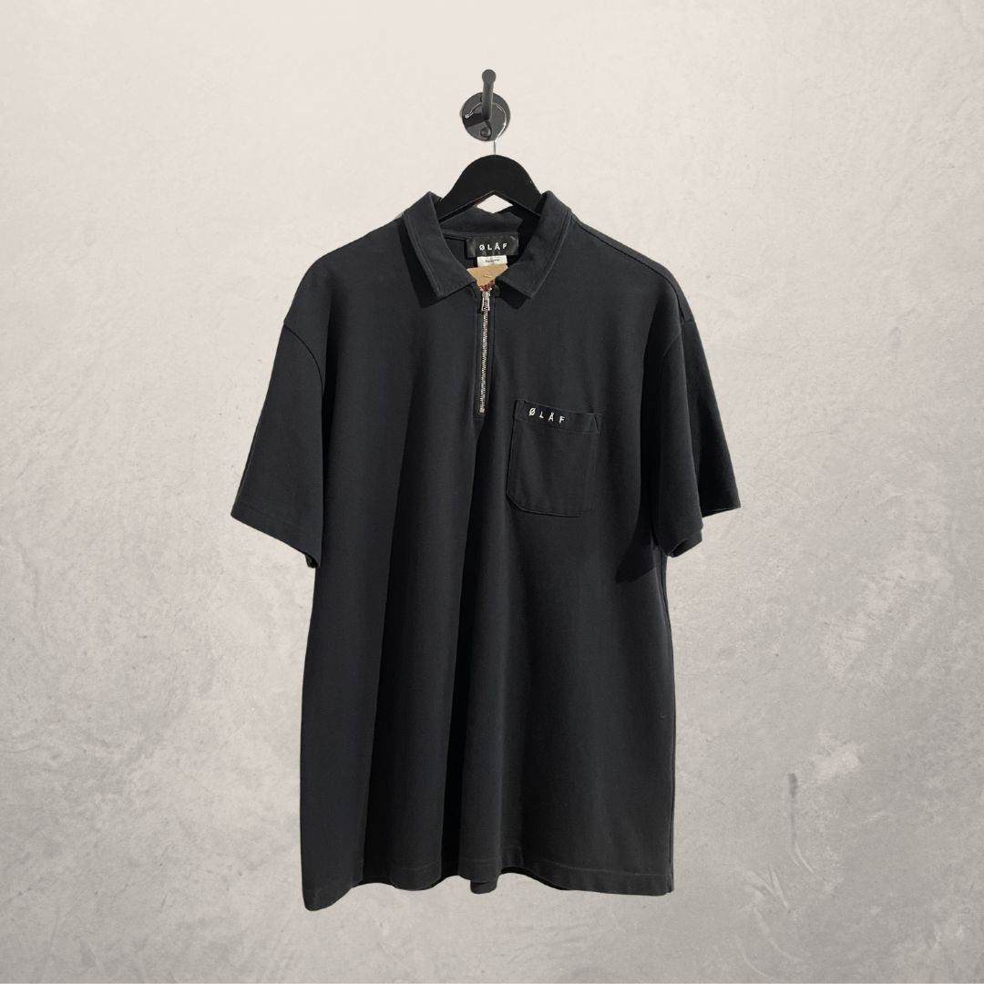 OLAF zwarte polo M