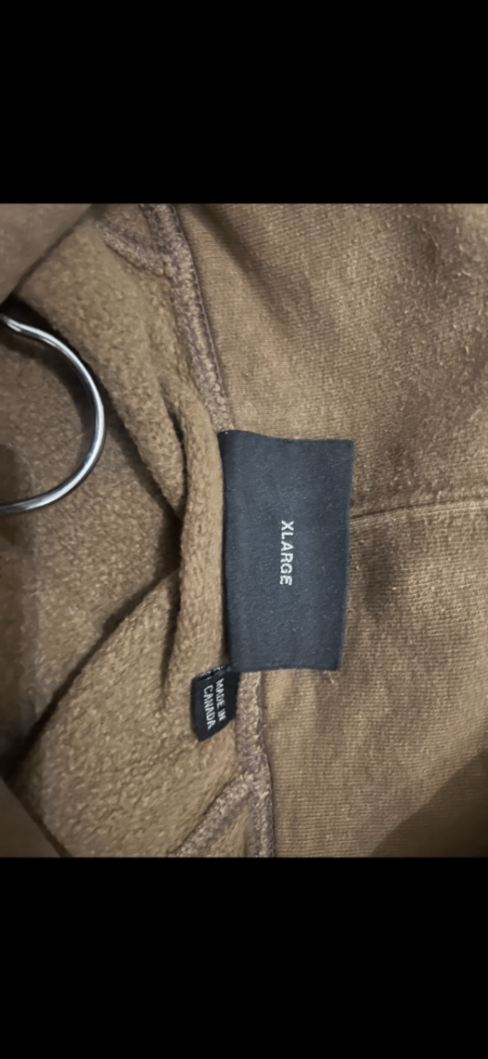 Supreme x Hysteric Glamour brown hoodie XL