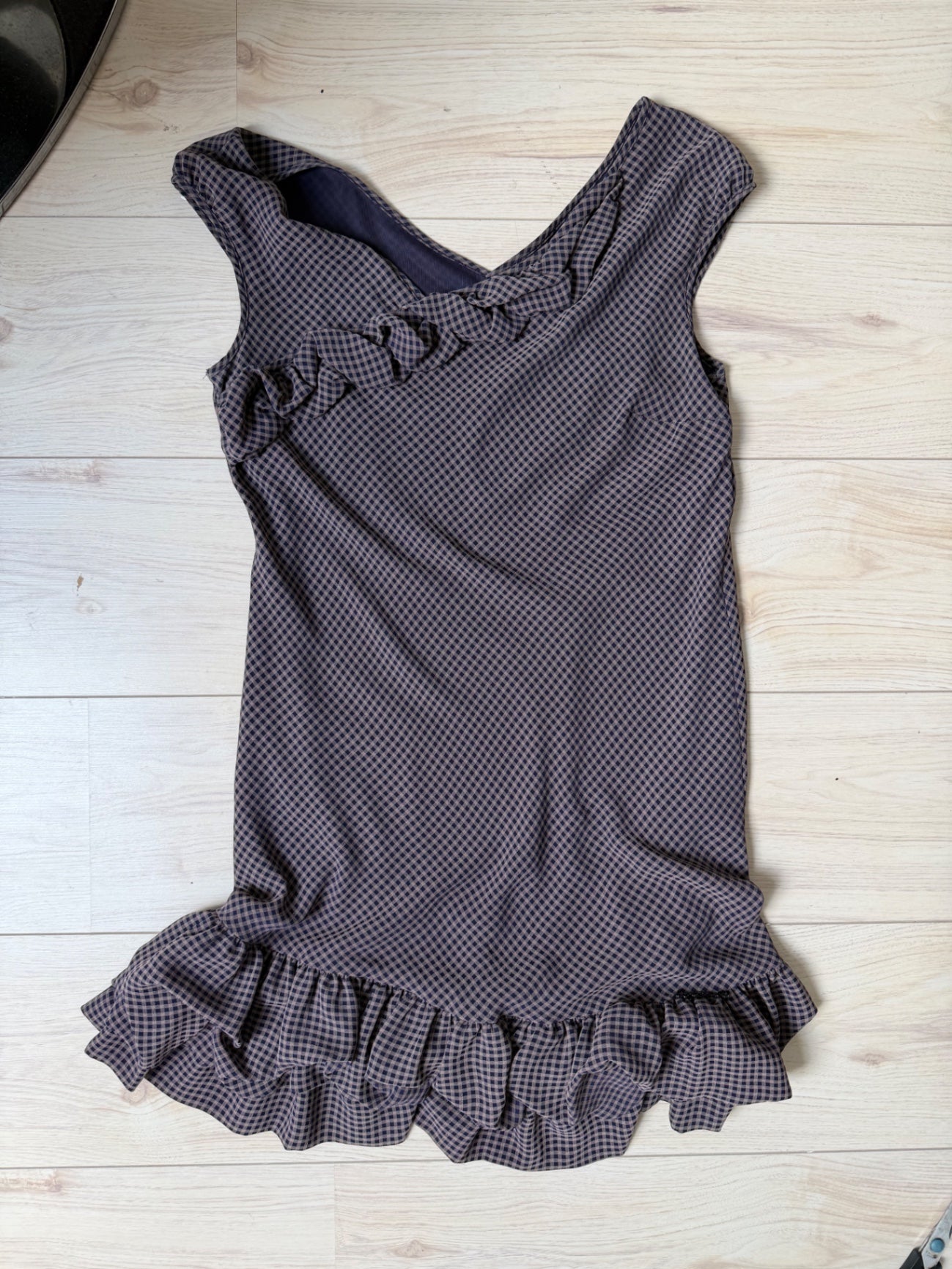 Cop Copine Purple checkered M