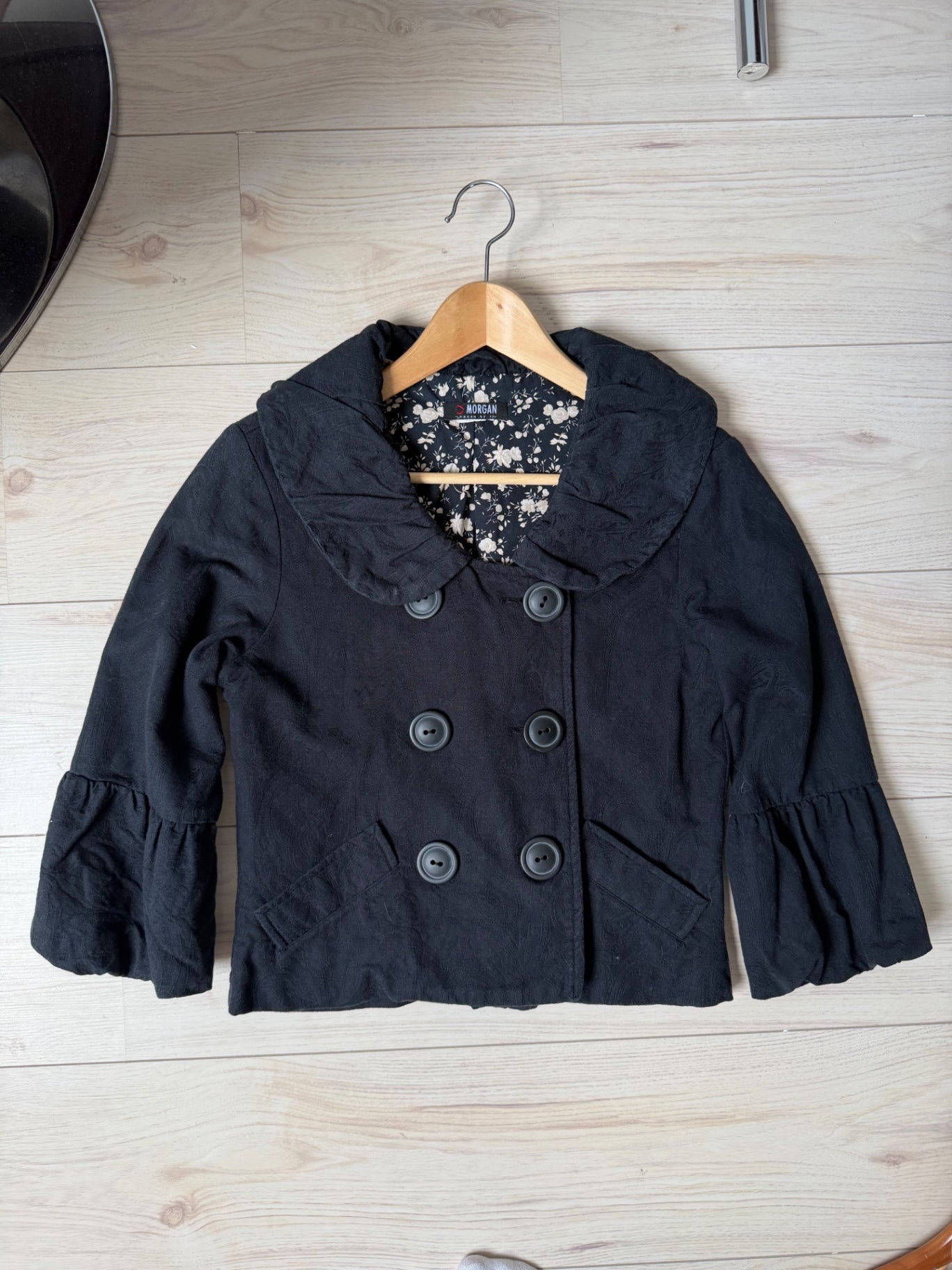 Morgan Black babydoll jacket M