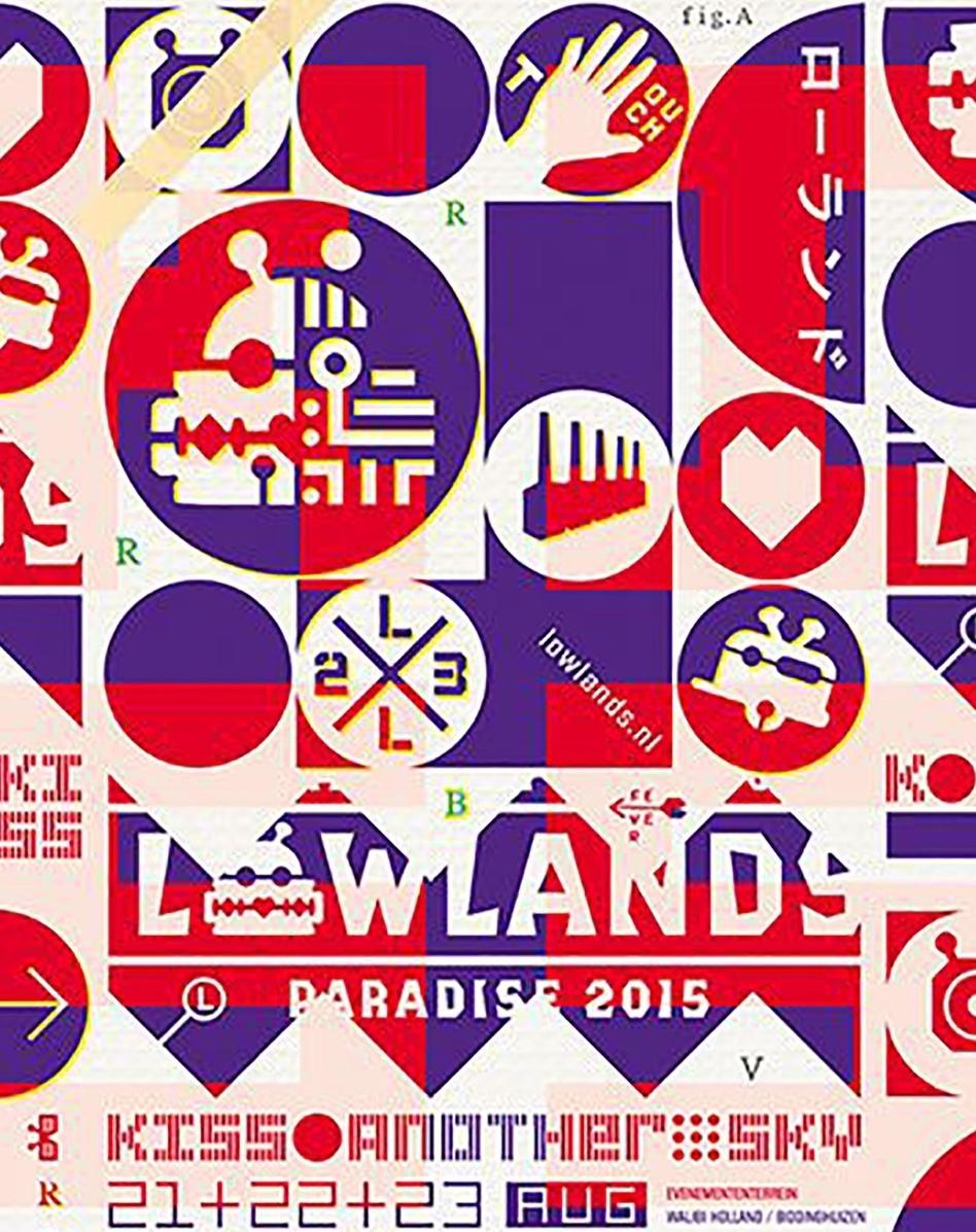 Custom Lowlands door de jaren heen Nike Airforce 1 sneakers 40- door @Marrart