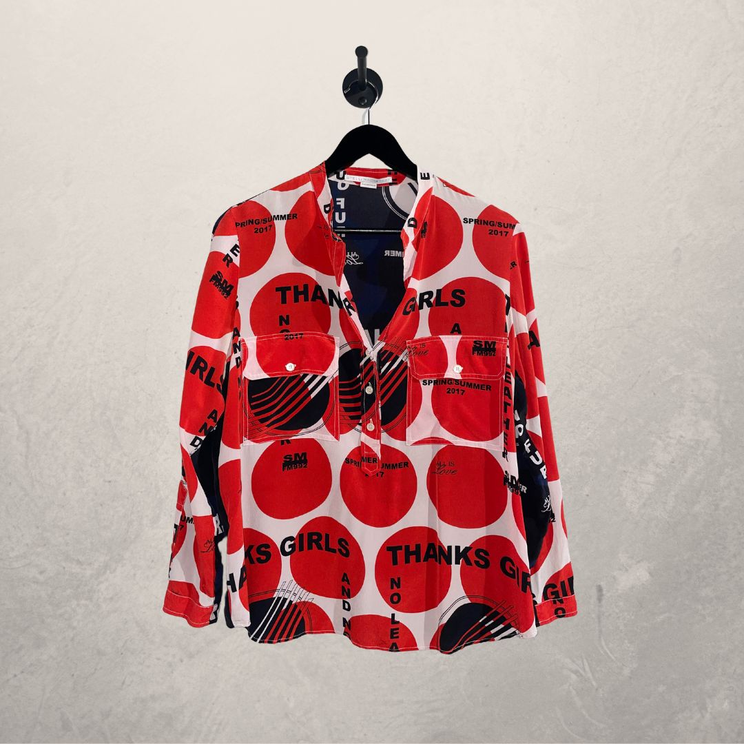 STELLA MCCARTNEY SS2017 collection chiffon top XS/S