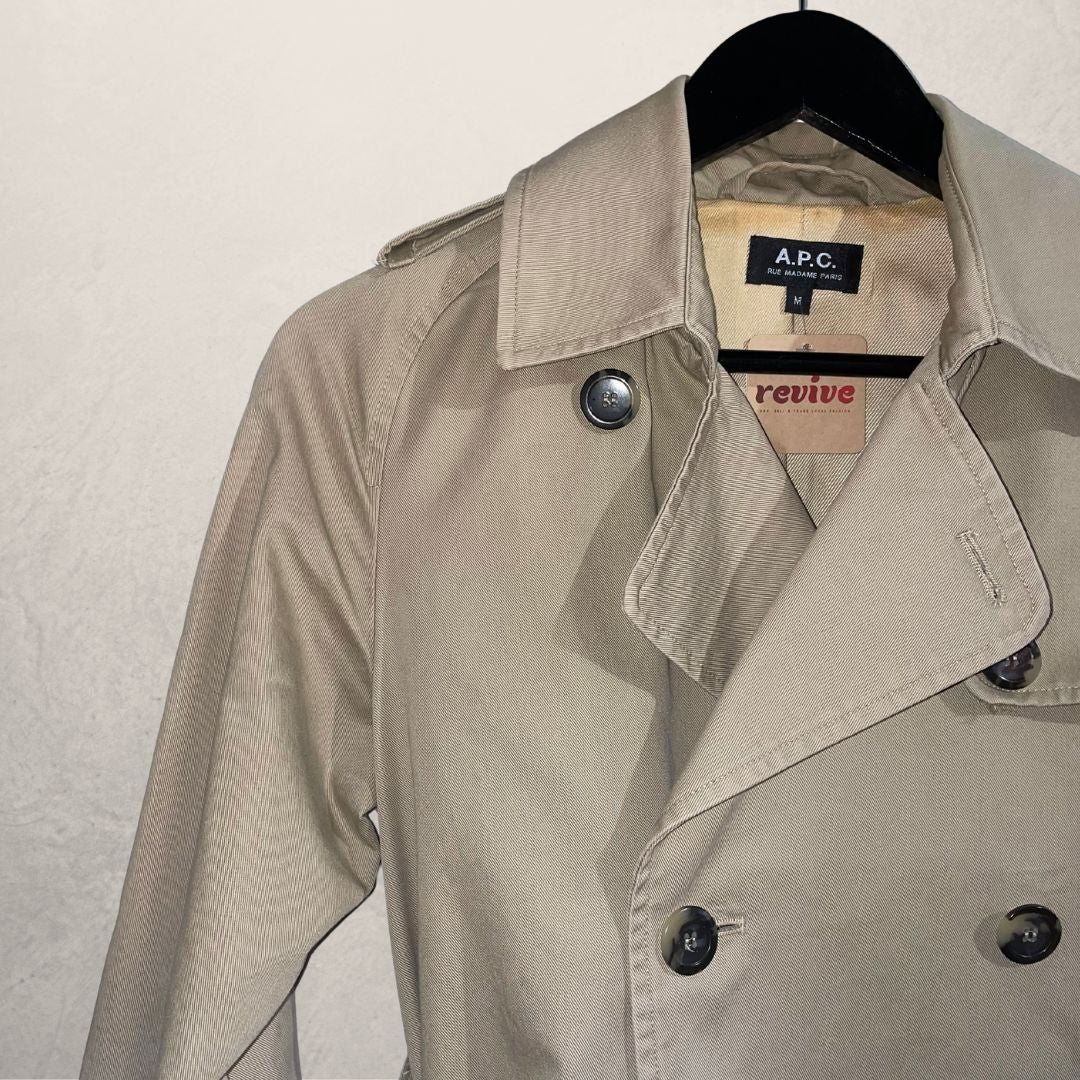 APC beige trenchcoat M