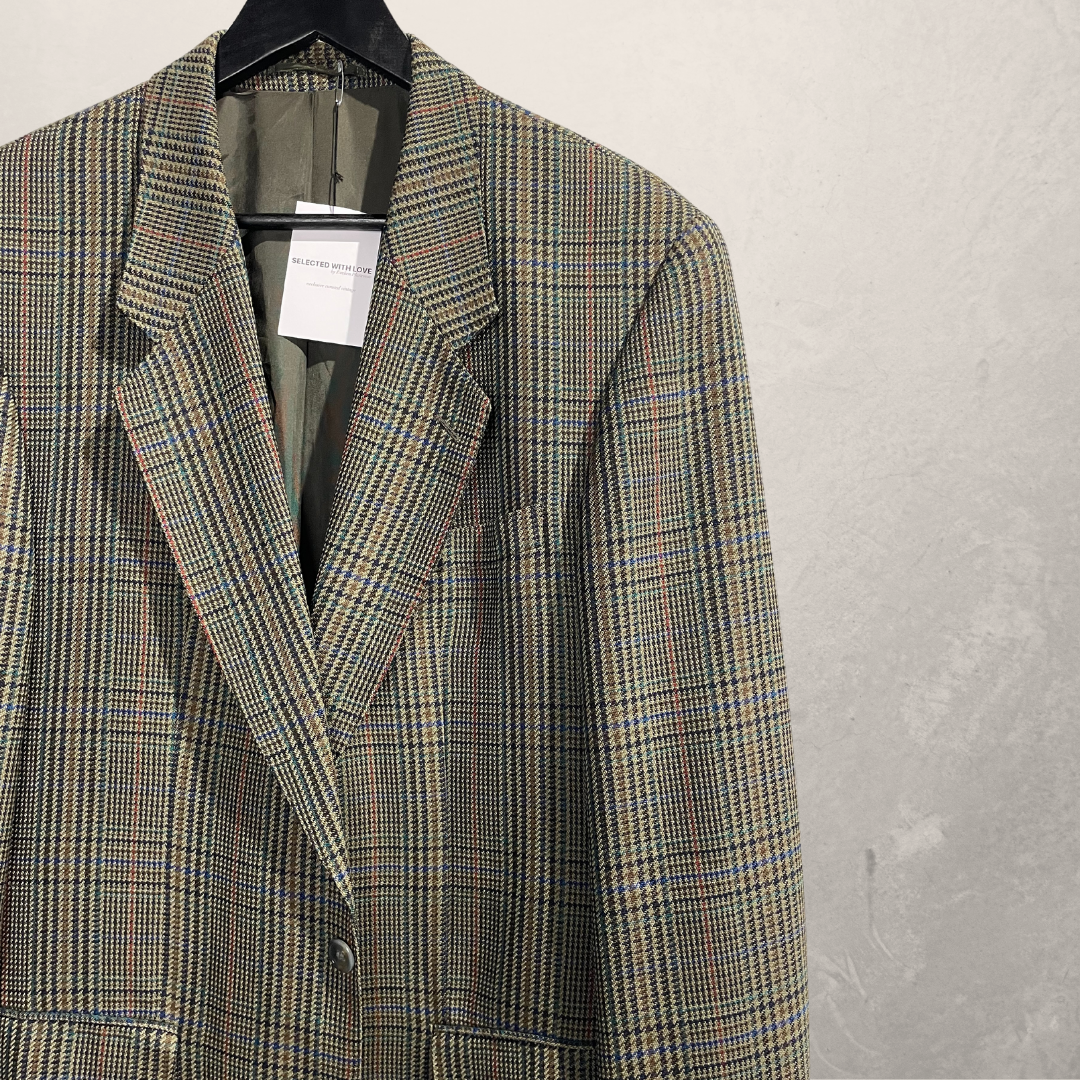 Jean Europe grey/stripe blazer 52- Selected with Love