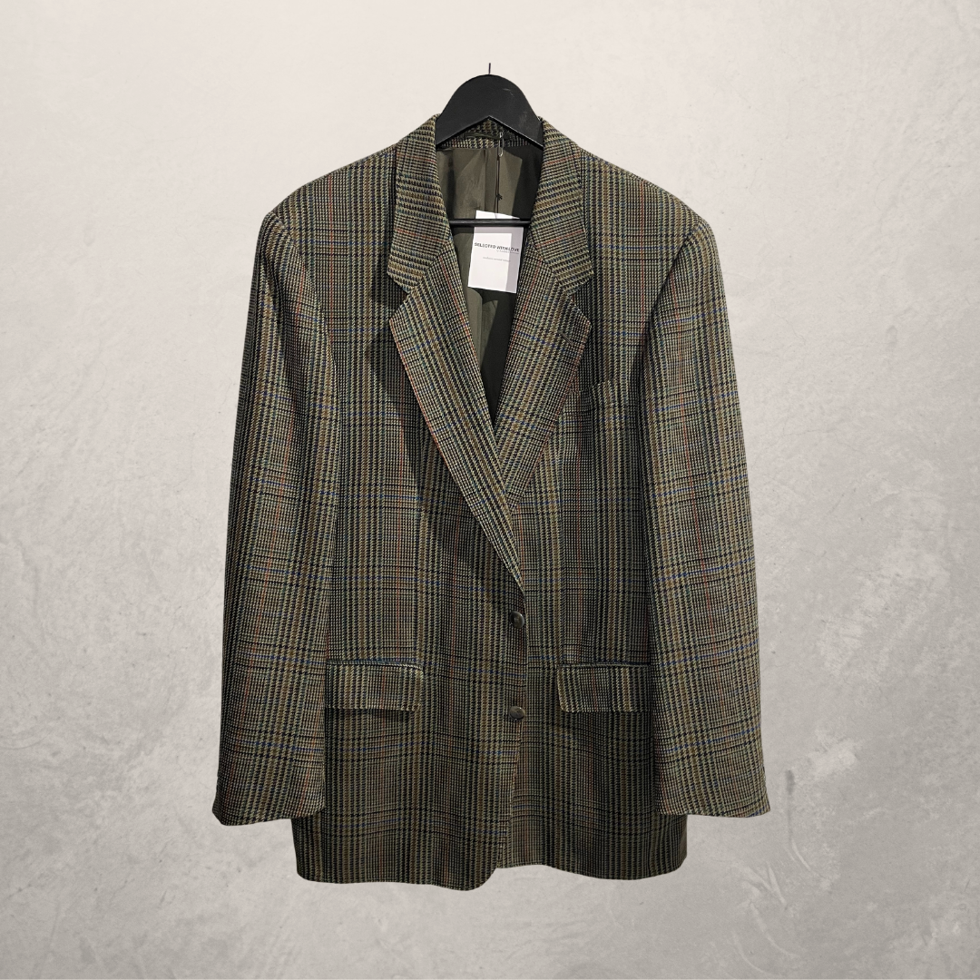 Jean Europe grey/stripe blazer 52- Selected with Love