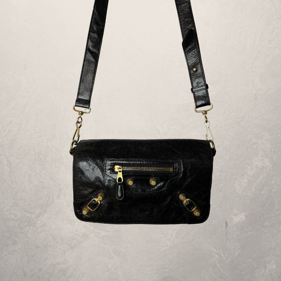 Balenciaga zwarte Work crossbody tas - van Romae Studios
