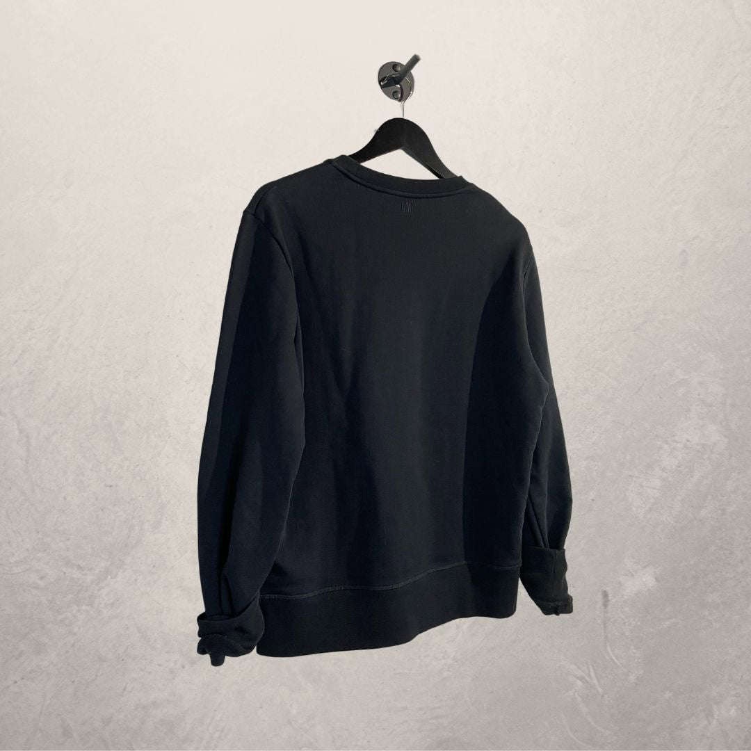 AMI black crewneck jumper M