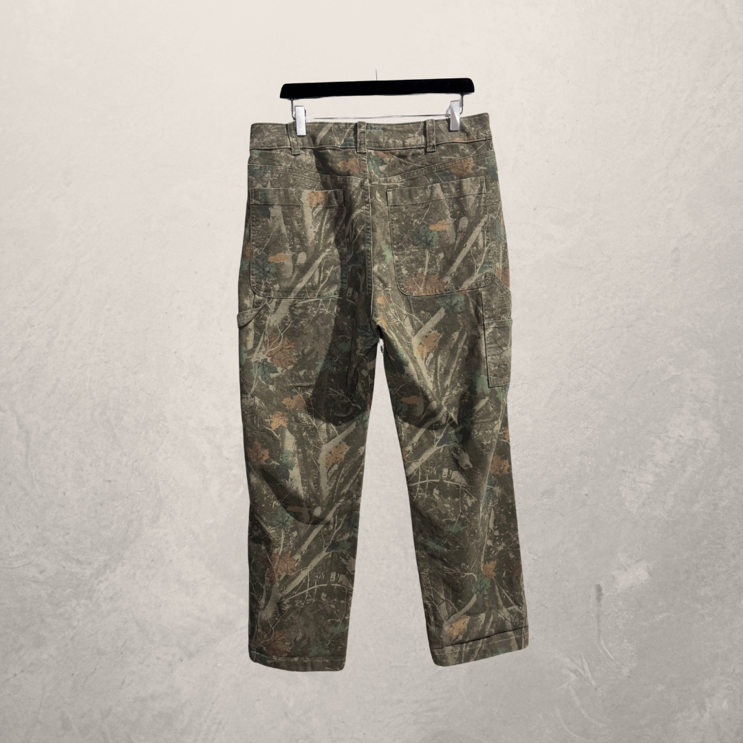 Abercrombie & Fitch army groene losse broek 32x32