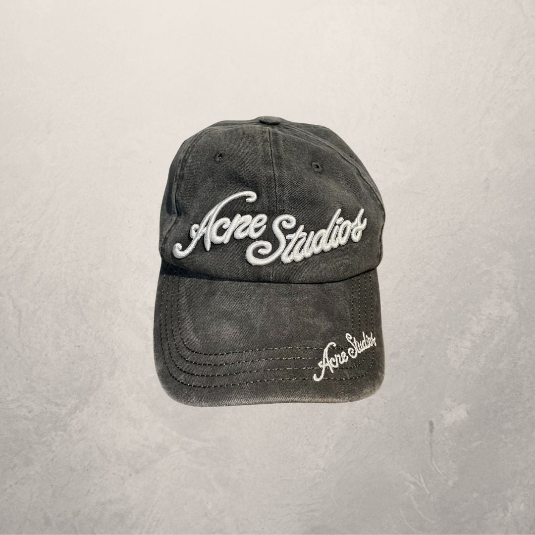 Acne Studios grijze logo pet 58