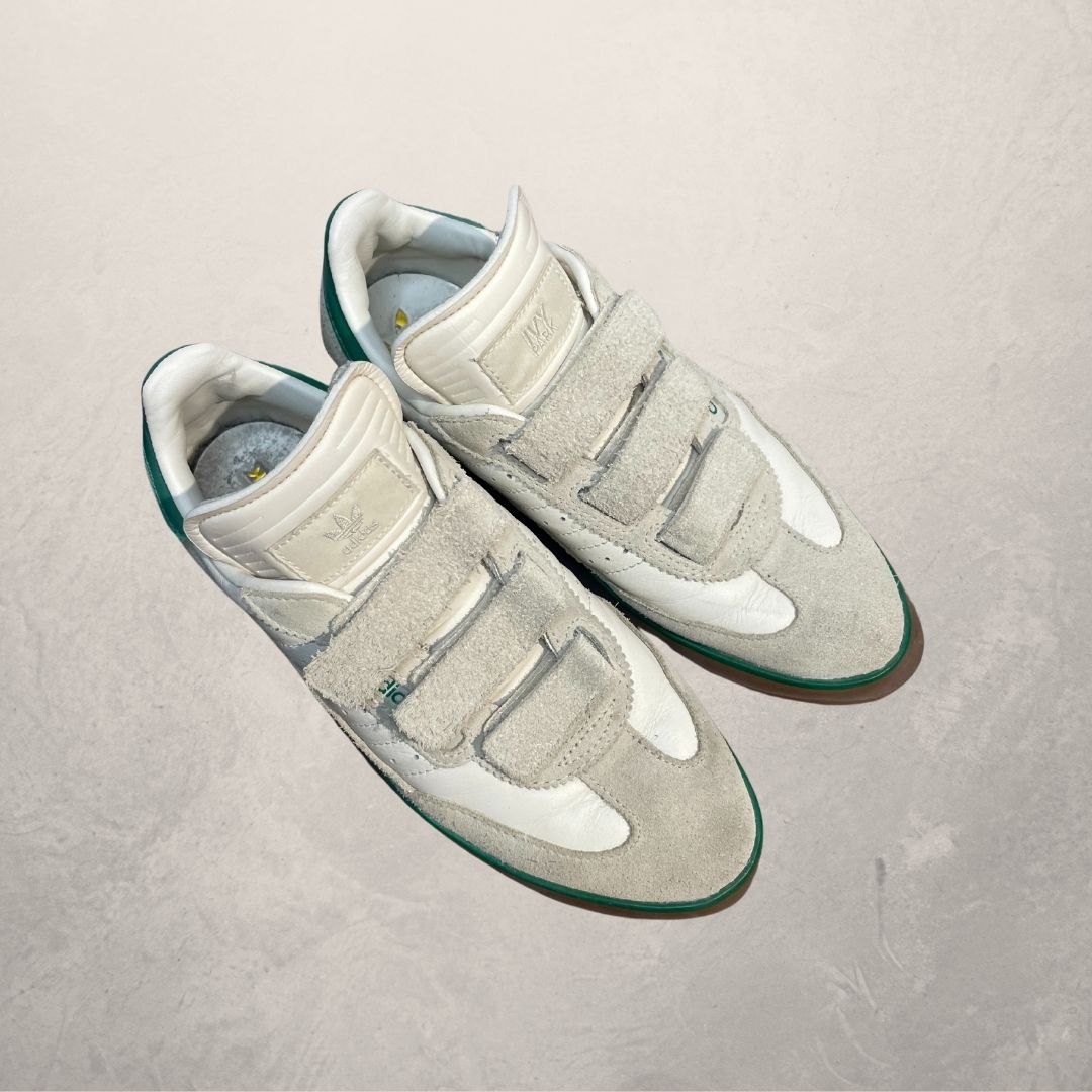 Adidas Ivy Park beige en groene Velcro sneakers 38