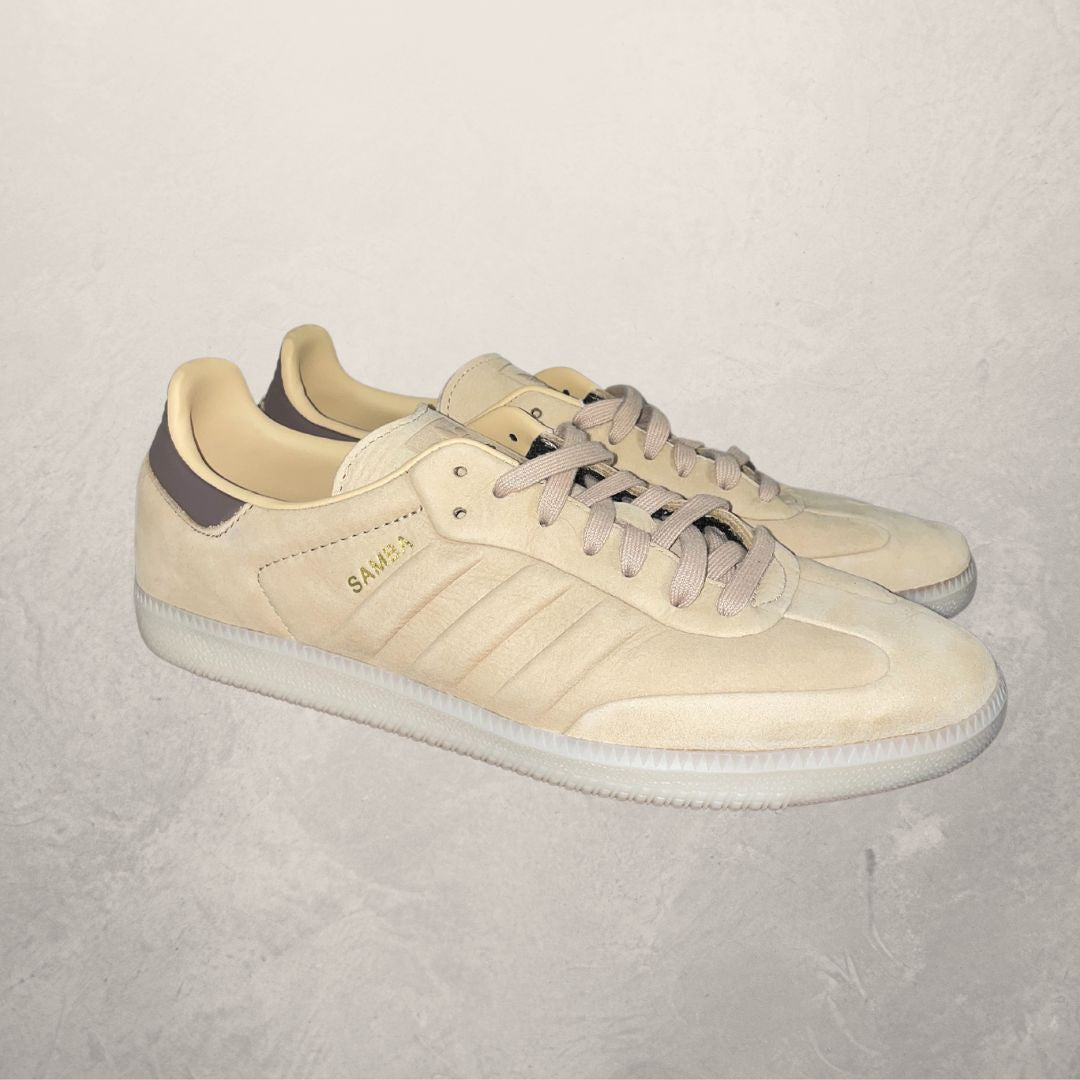 Adidas beige suede sambas 44