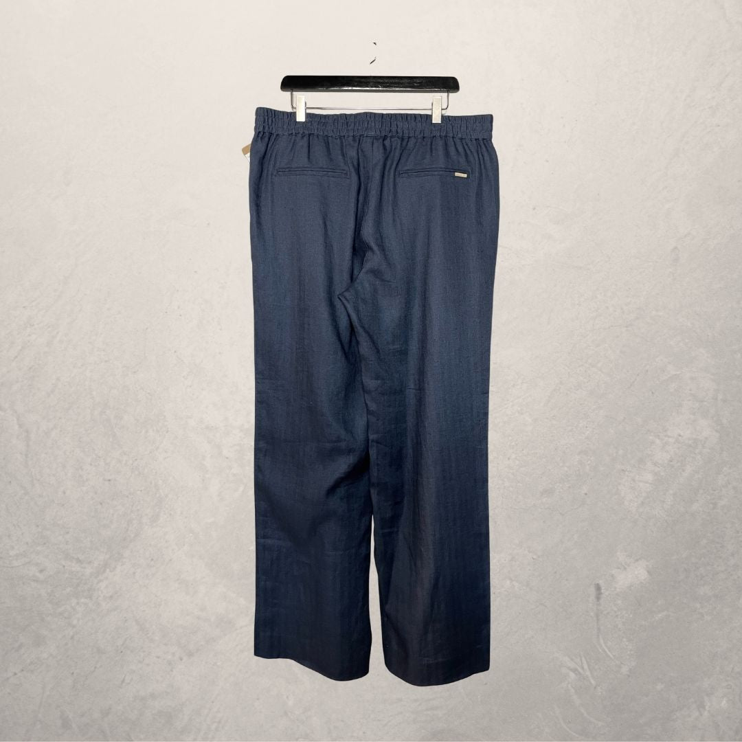 Aime Leon Dore navy 100% linnen trousers XXL