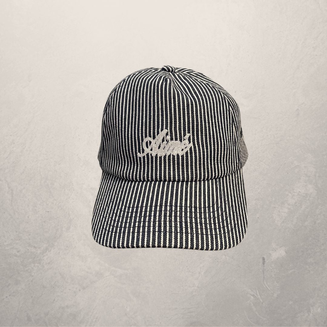 Aime Leon Dore gestreepte marineblauwe logopet OS