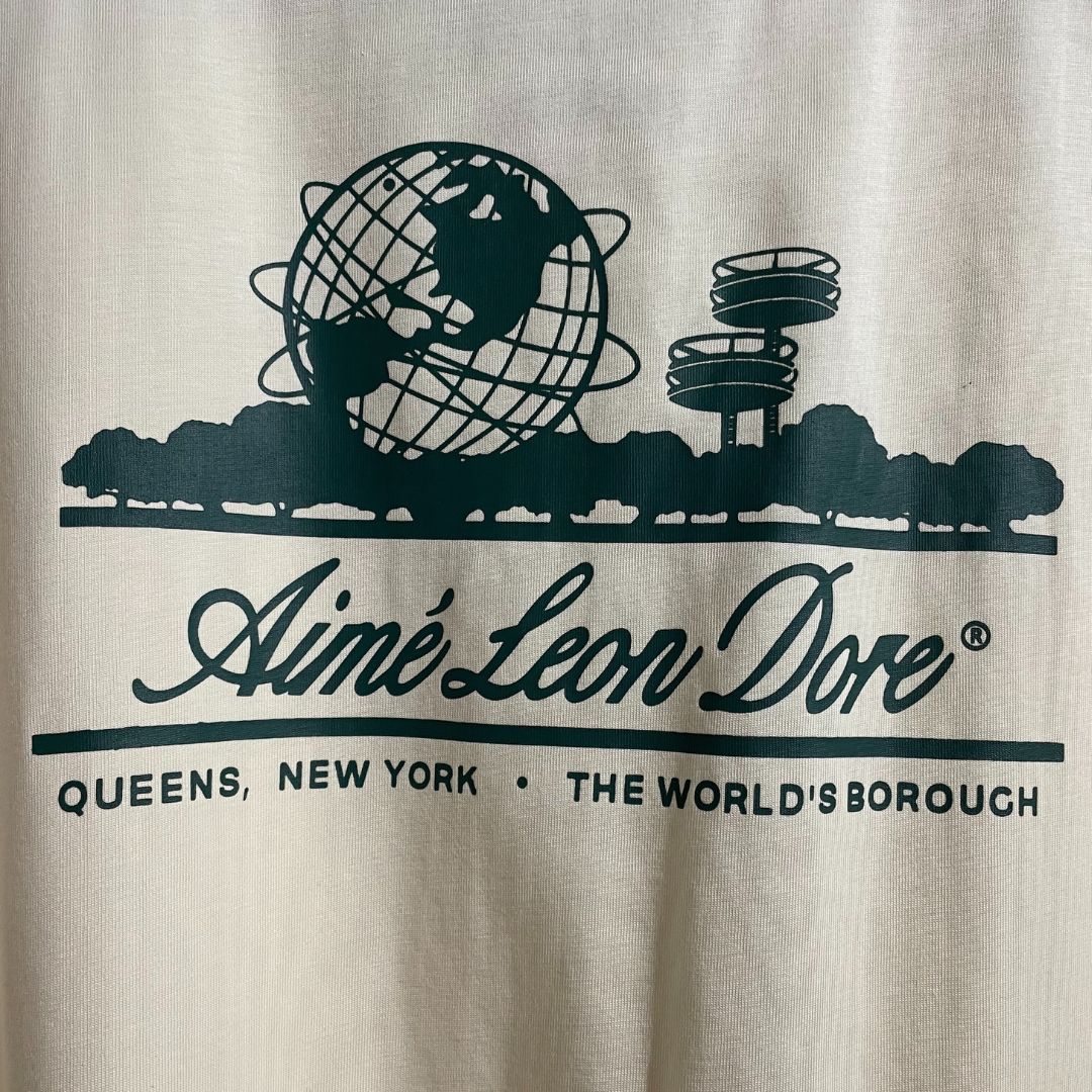 Aime Leon Dore white graphic logo t shirt L