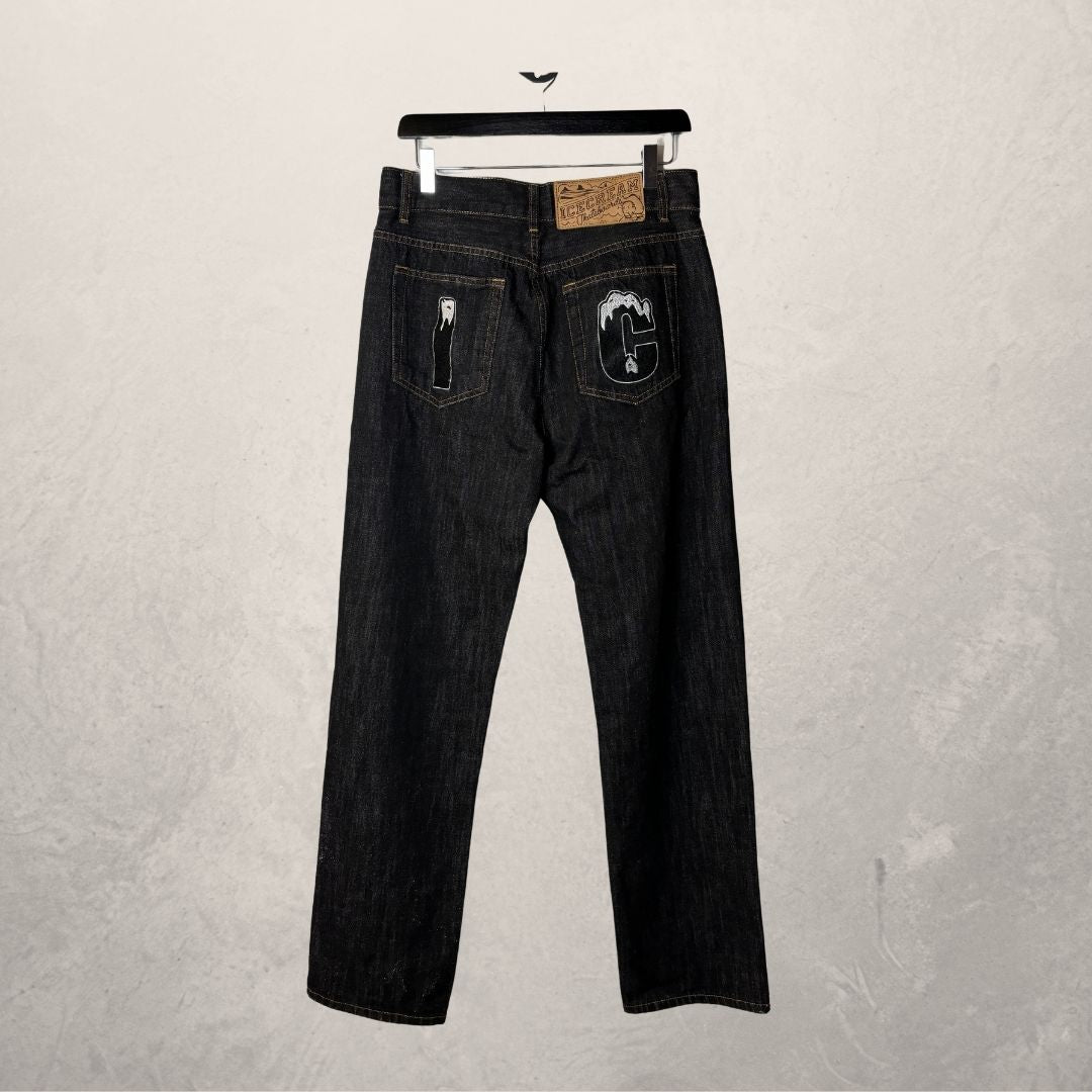 BBC Ice Cream dark blue 'puppy' jeans 30x32