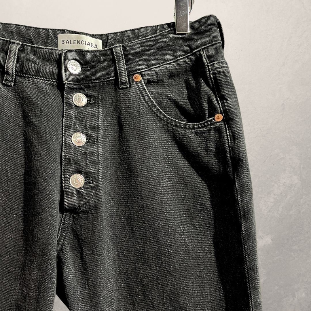 BALENCIAGA skinny grey denim jeans