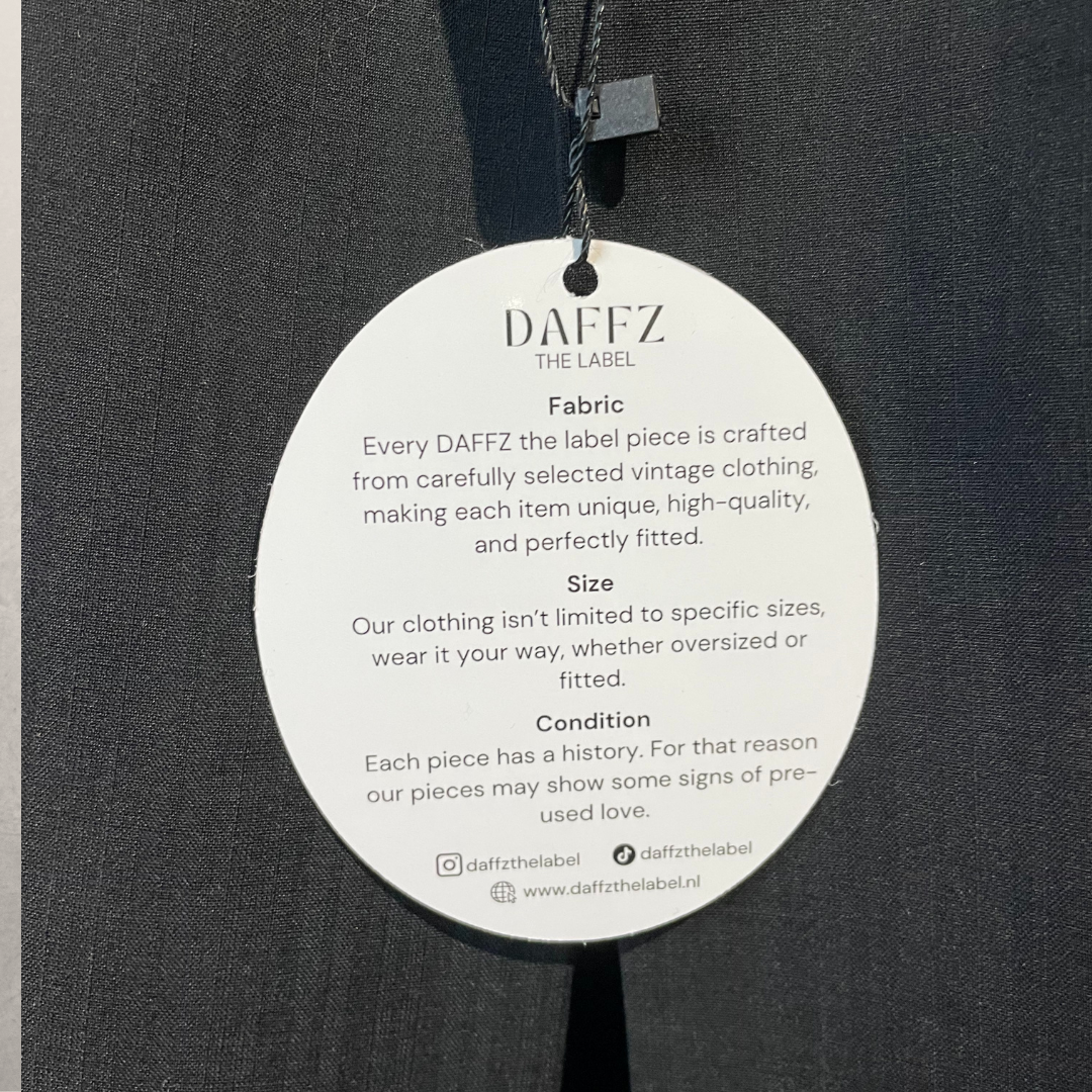 Zwarte op maat gemaakte ss blazer OS - door @DAFFZTheLabel