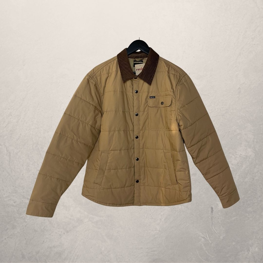Brixton beige pannel coat M