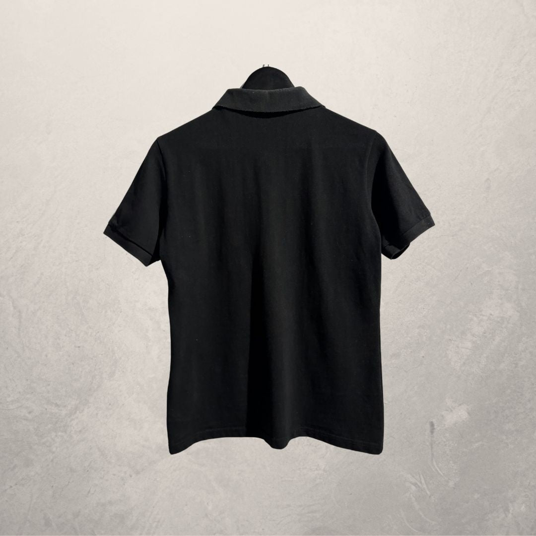 Burberry zwart poloshirt met logo XL