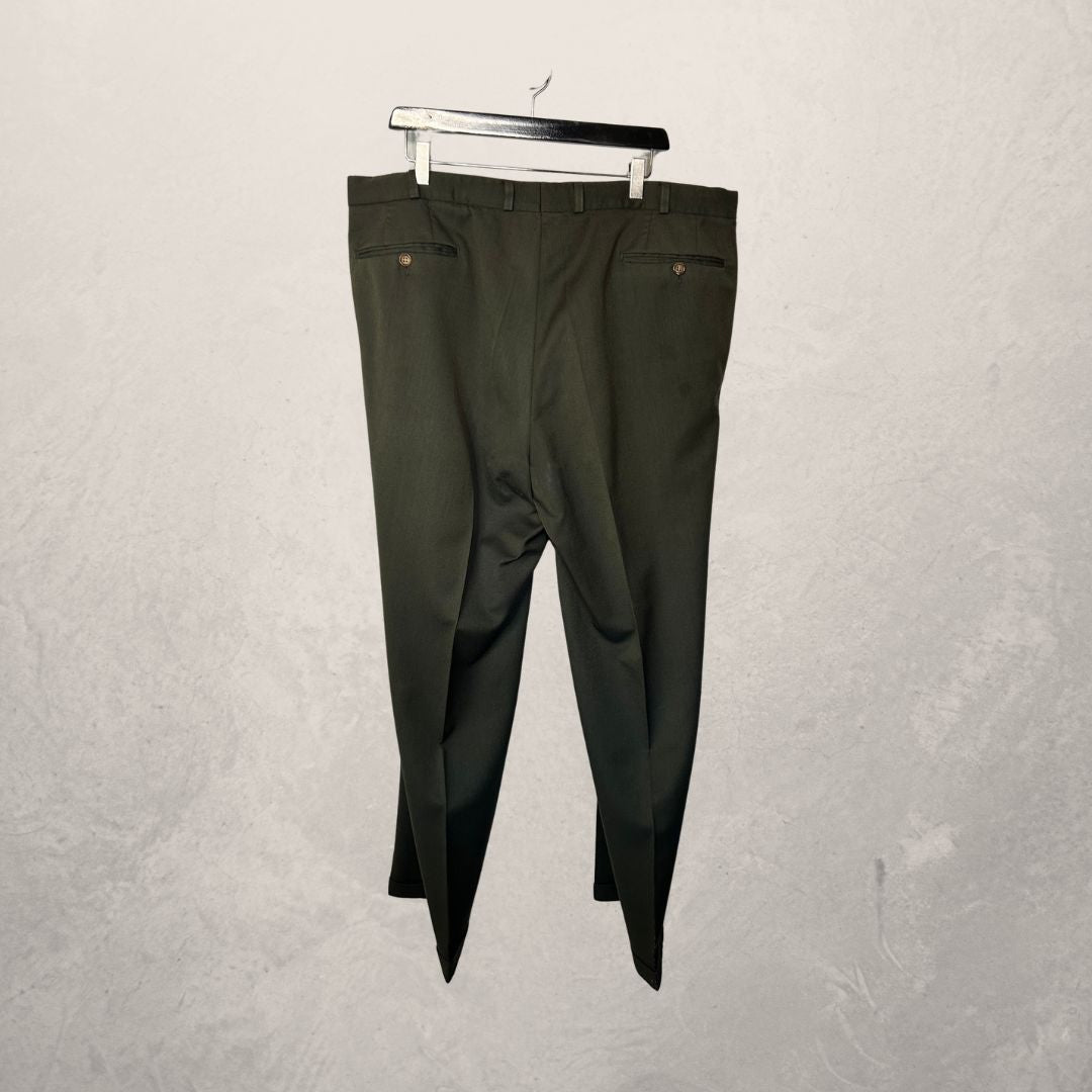 Burberry dark green trousers XXL