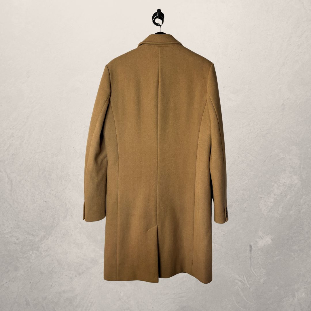 Calvin Klein camel woolblend coat M