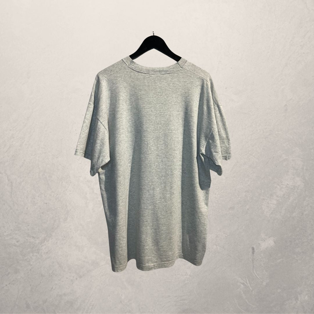 Kameelgrijs blauw logo T-shirt XL