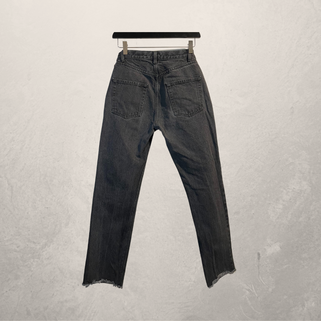 Celine grey wash straight leg denim broek 36