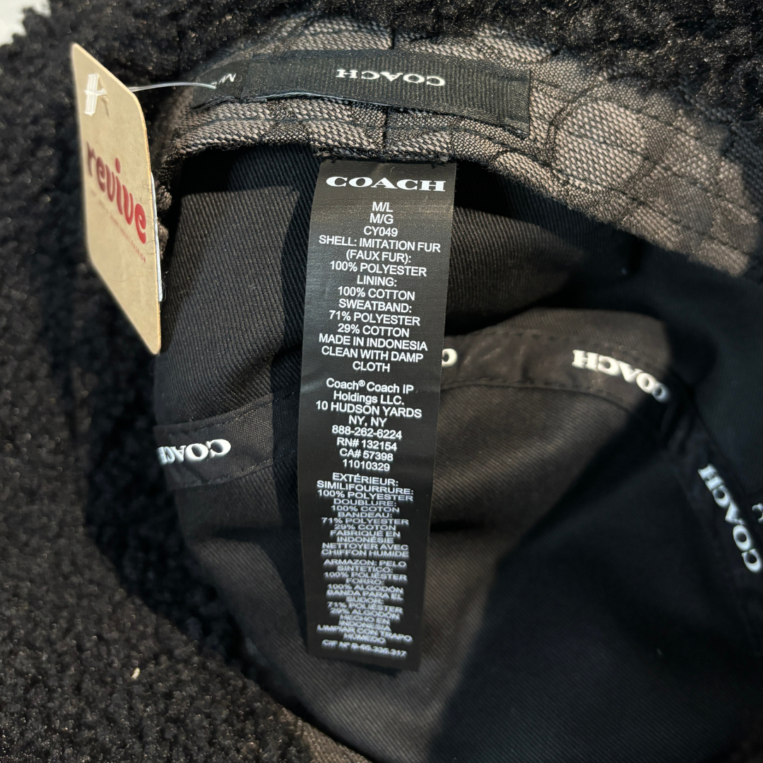 Coach zwarte teddy emmerhoed M/L