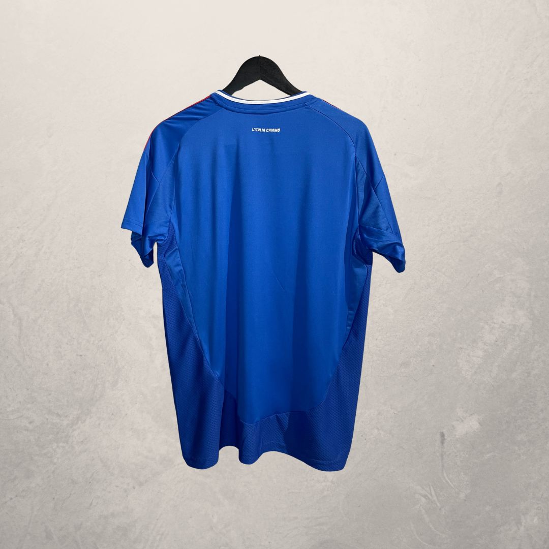 Concept Stussy Replica x Italië blauw wit voetbalshirt L