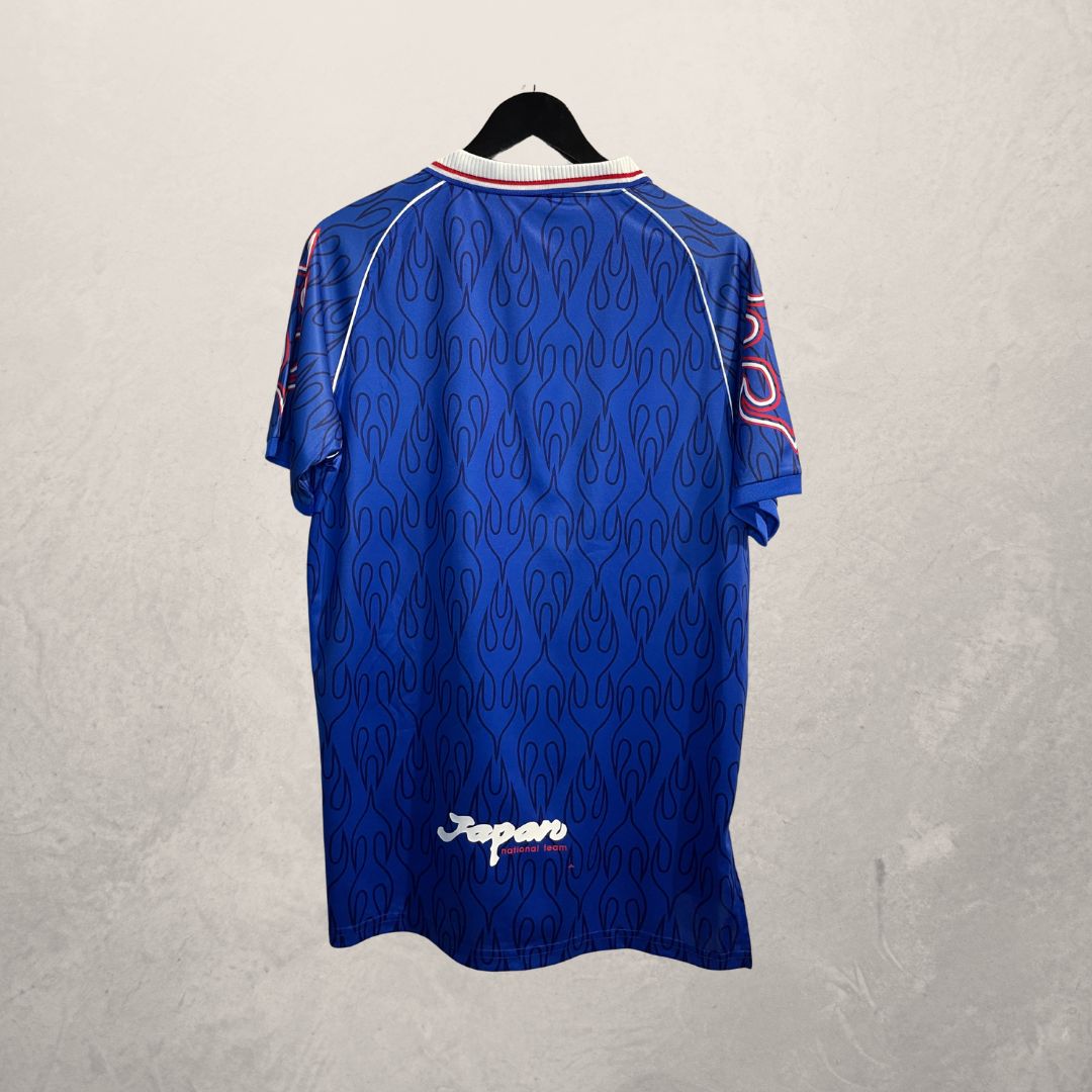 Concept Stussy Replica x Japan blue football jersey L