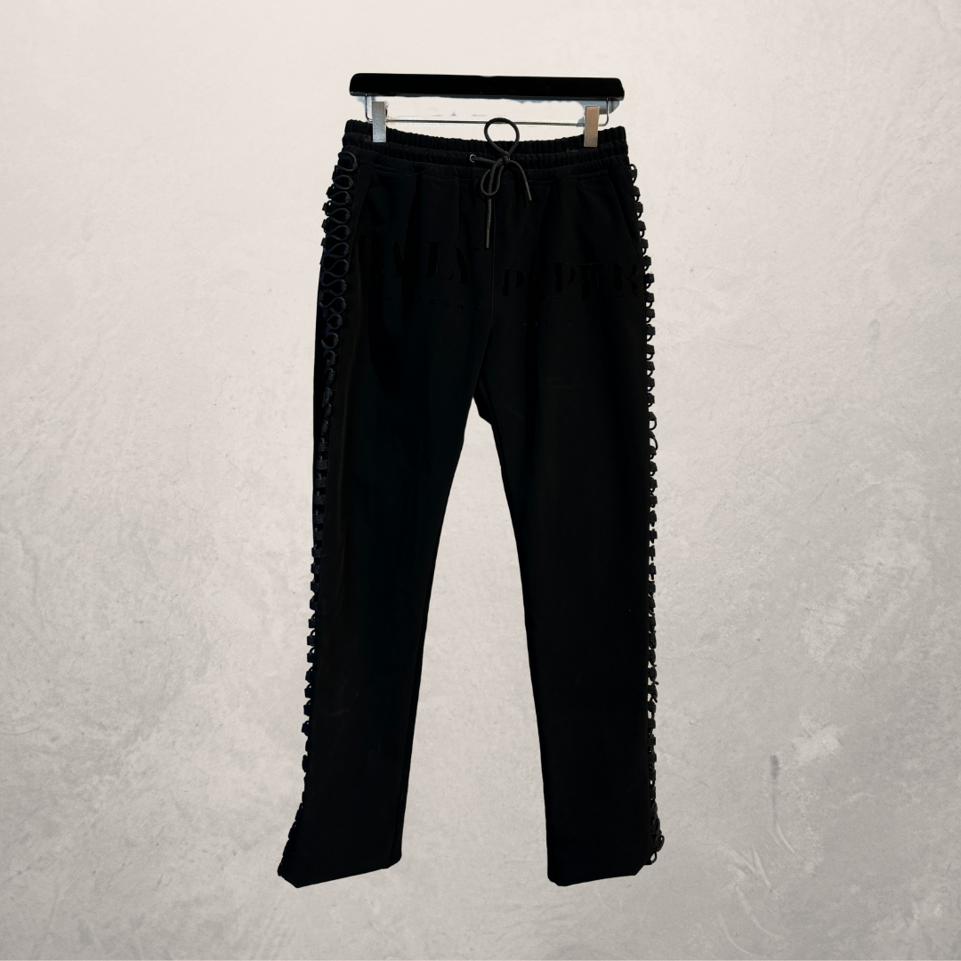 Daily Paper zwarte logo trainingsbroek S