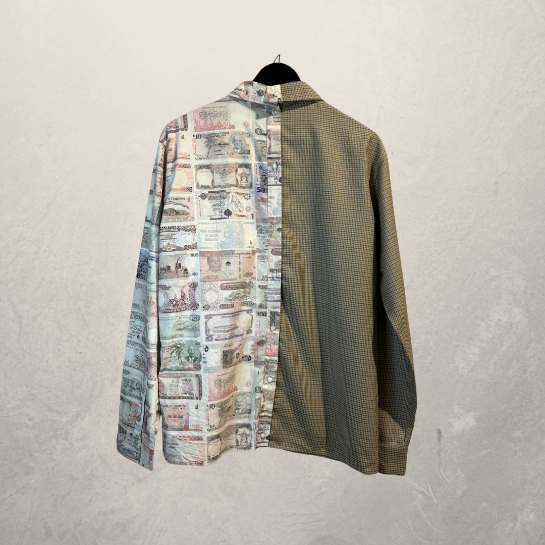 Daily Paper bruin splitpatroon shirt S (set)