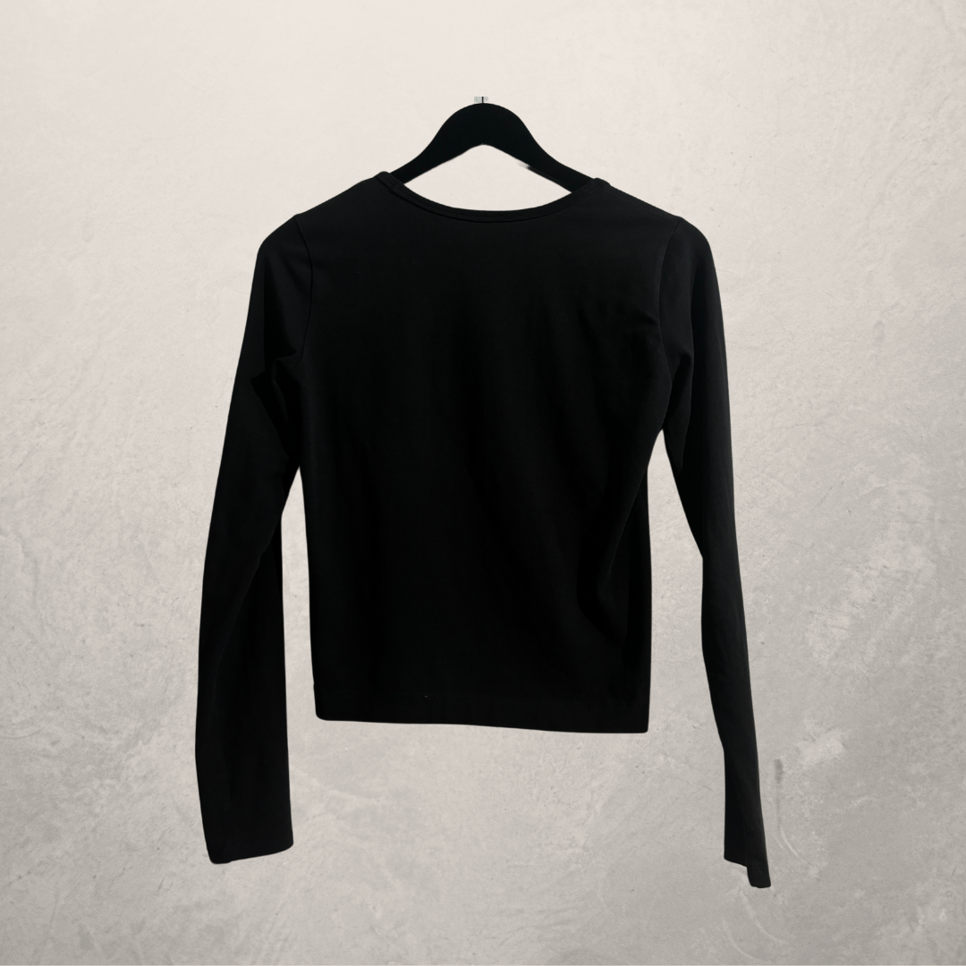 Diesel black logo ls top S/M