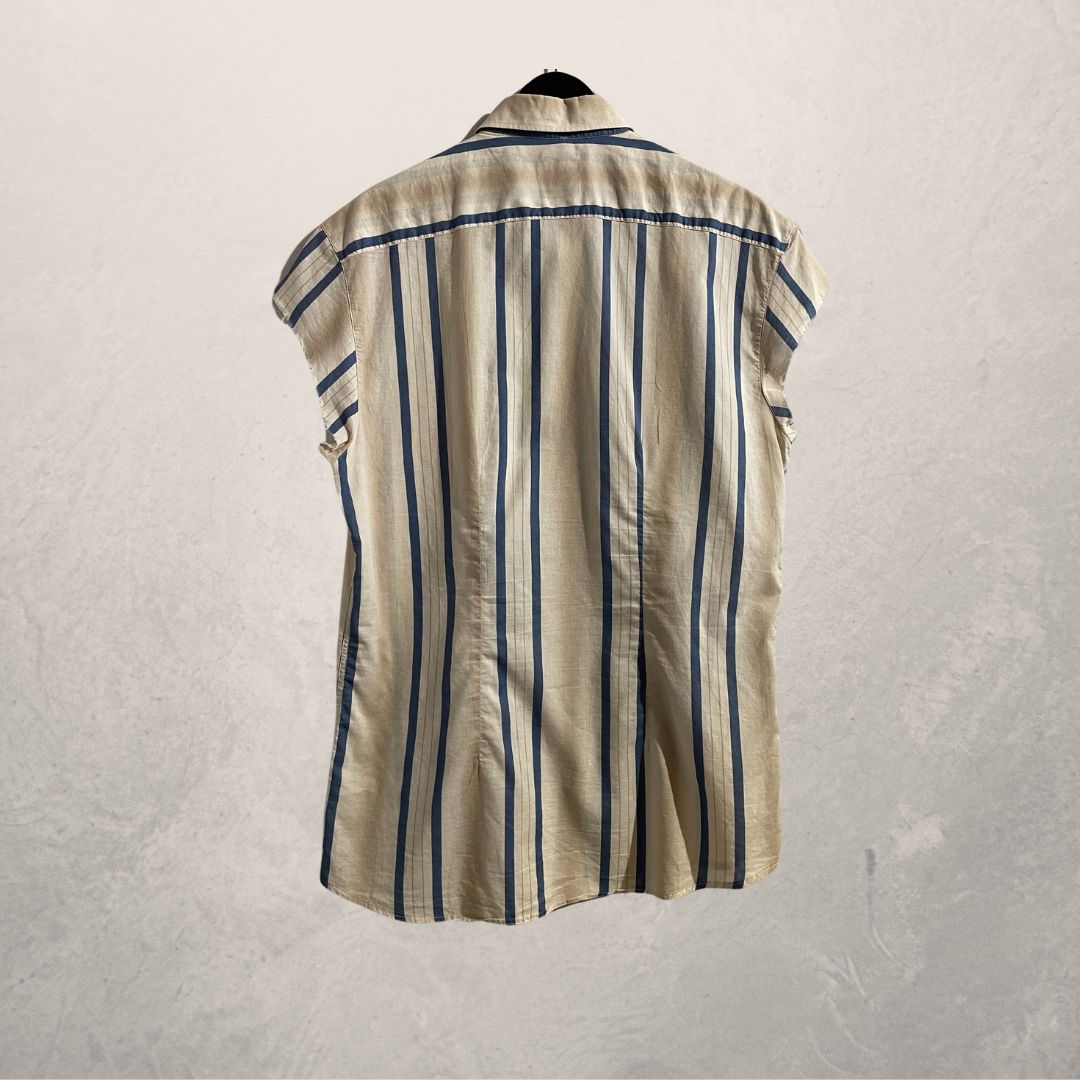 Dolce & Gabbana wit verbrand mouwloos shirt 52