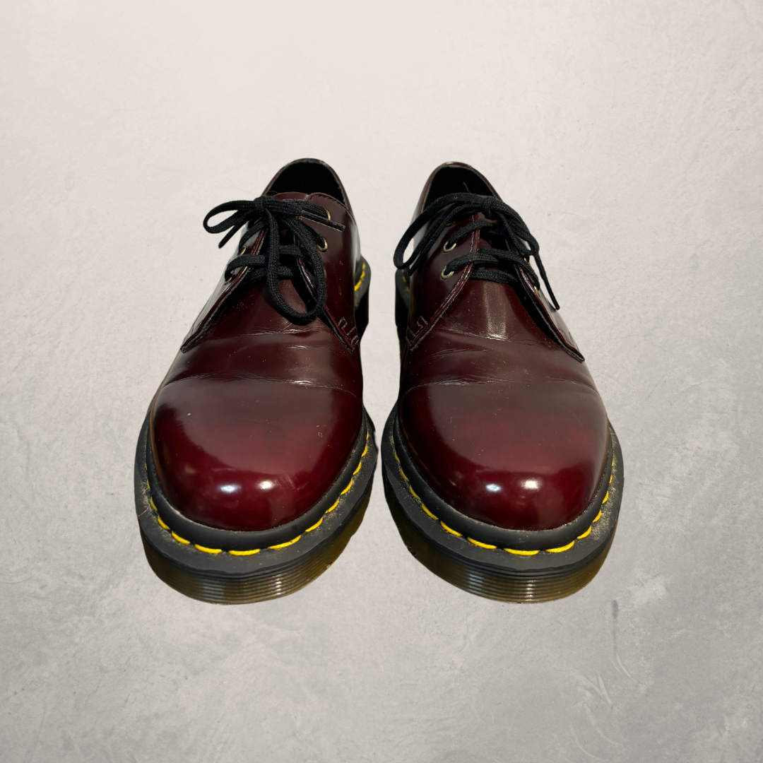 Dr Martens 1461 cherry red vegan loafers 38