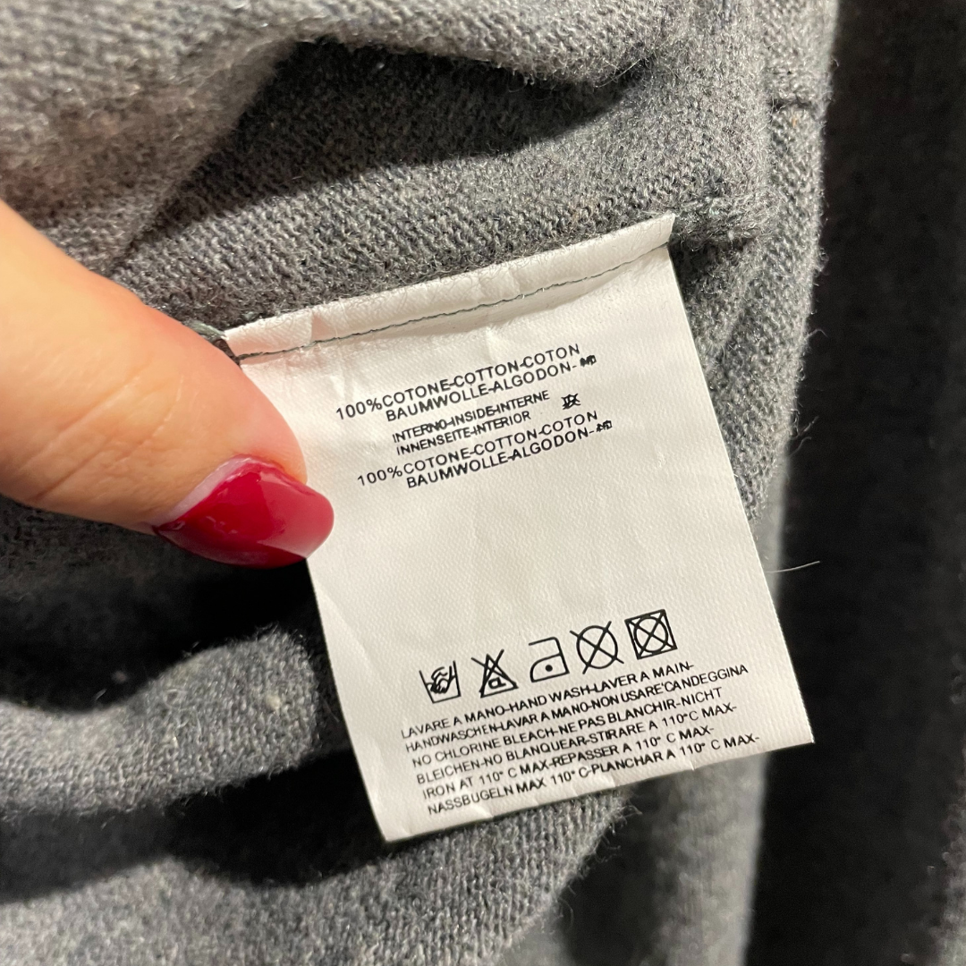 Dsquared2 grey cotton cardigan M