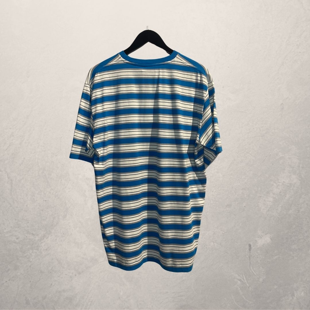 Études blauwgrijs gestreept t-shirt XL