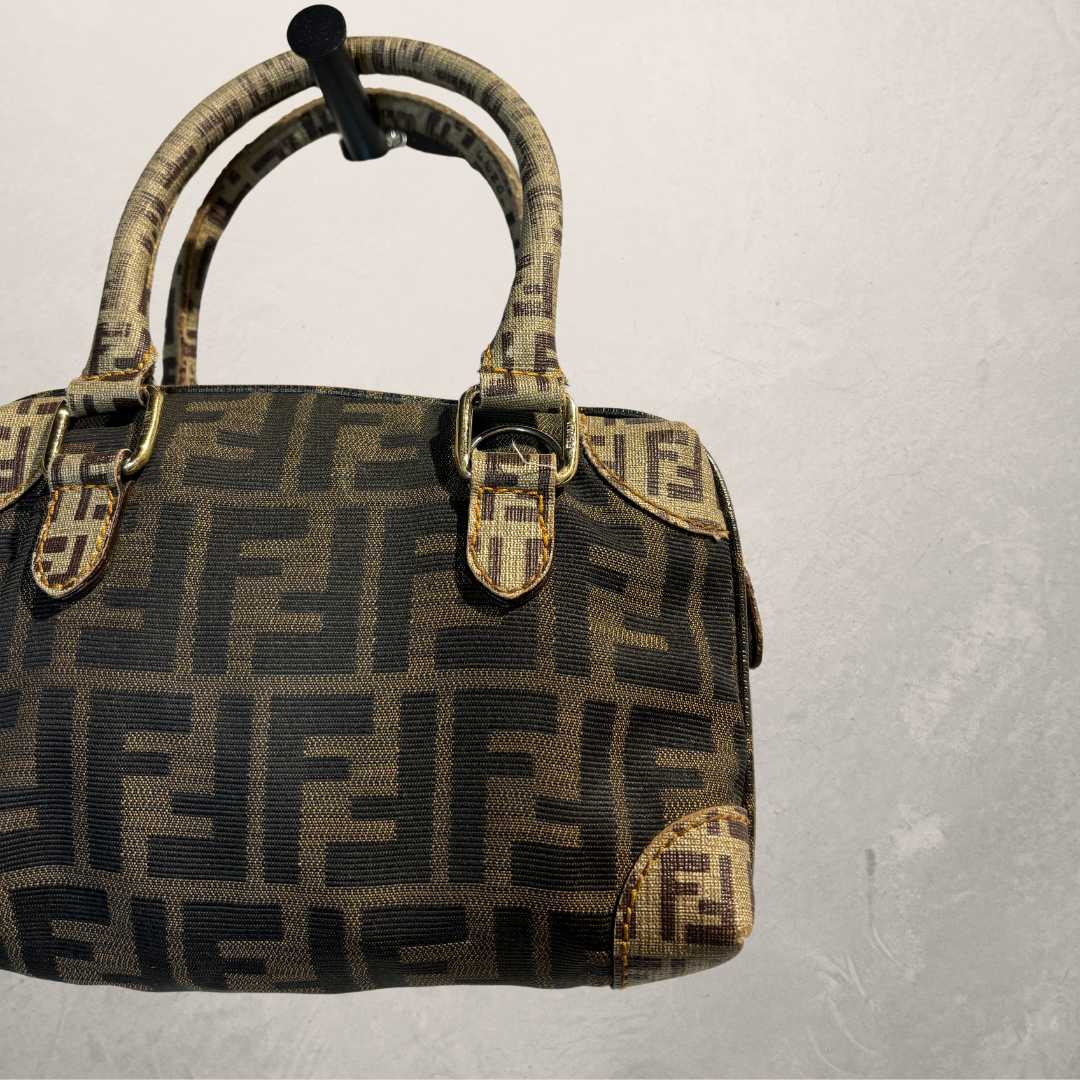 Fendi brown monogram ‘2WAY’ handbag- by Romae Studios