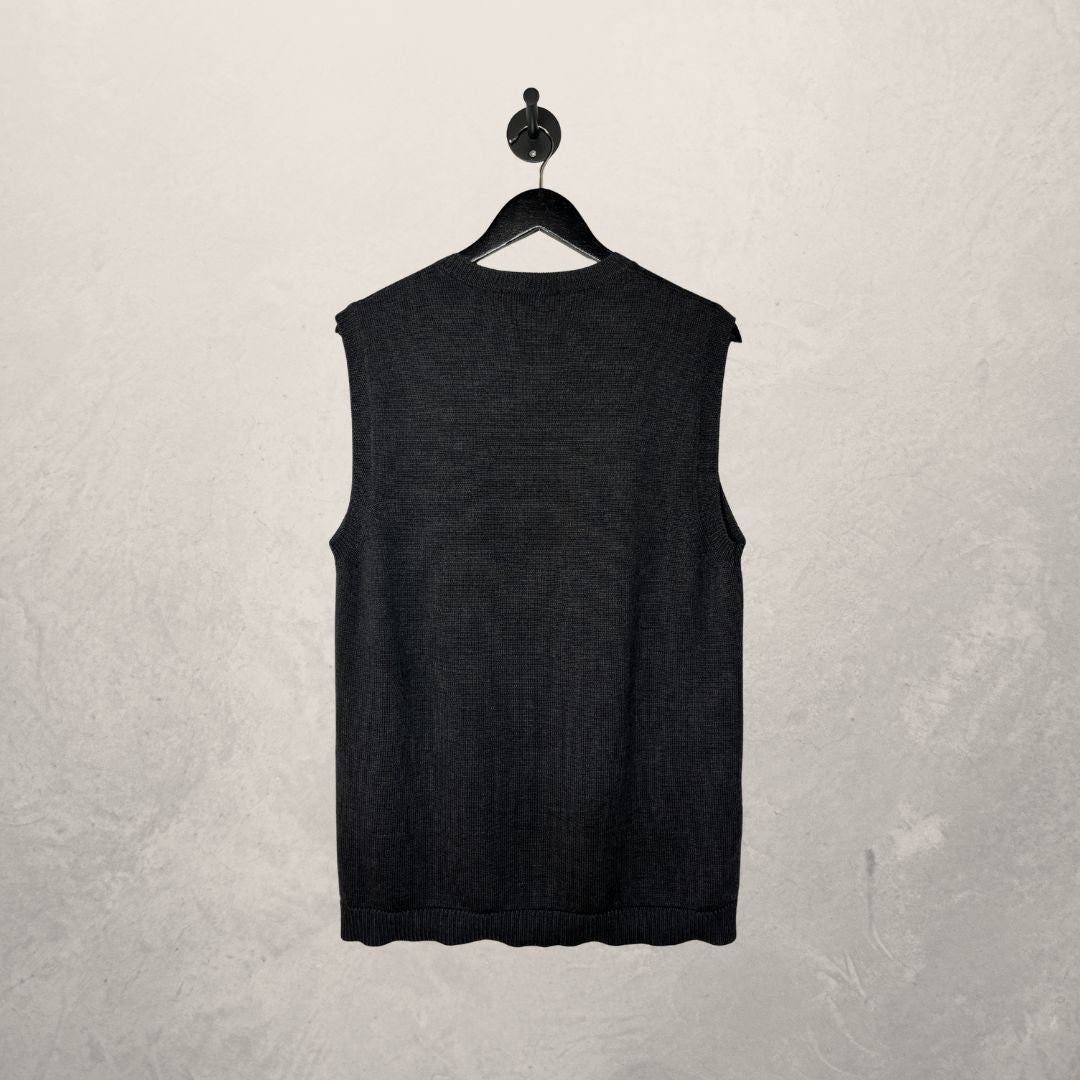 Fendi grijs wollen Spencer vest L