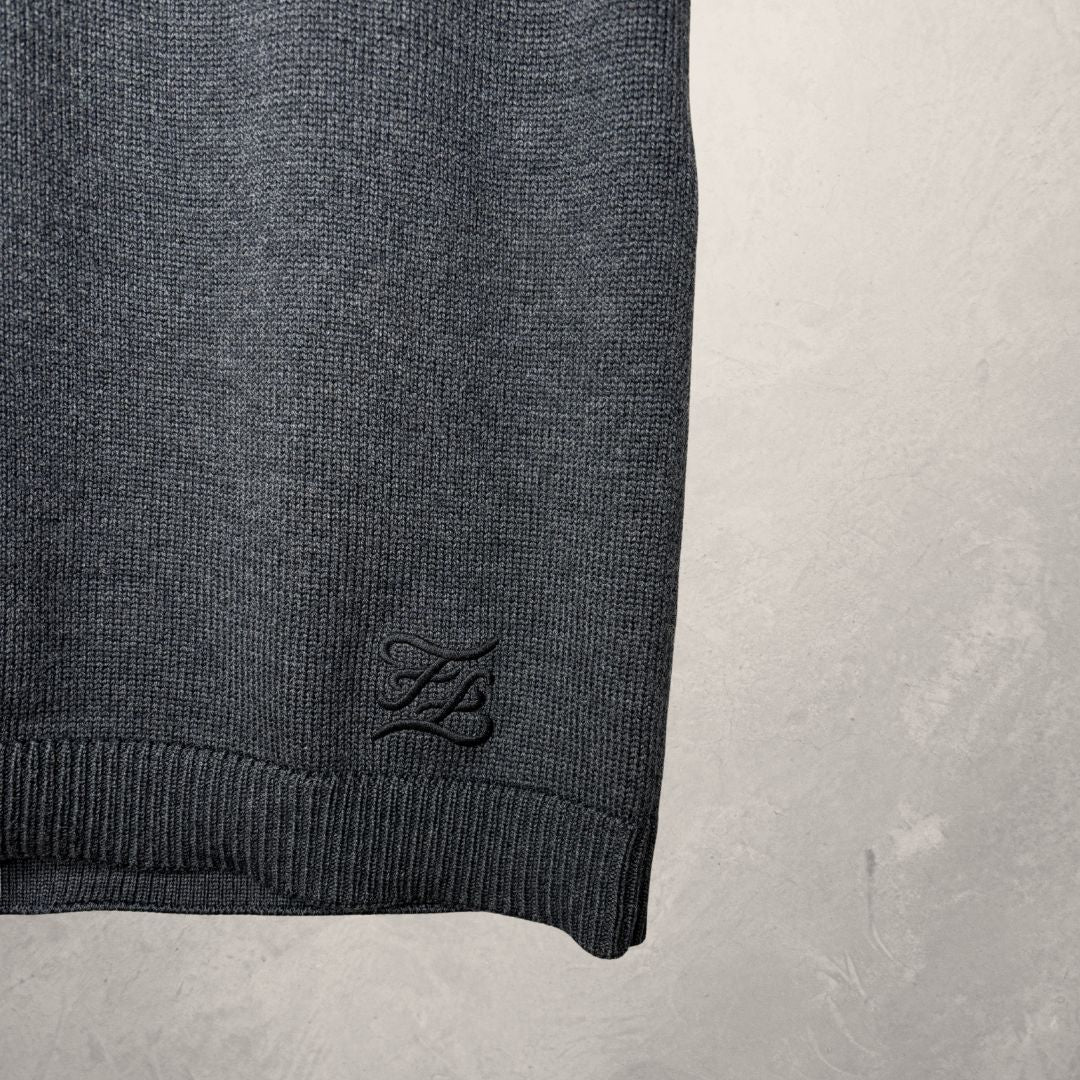 Fendi grijs wollen Spencer vest L