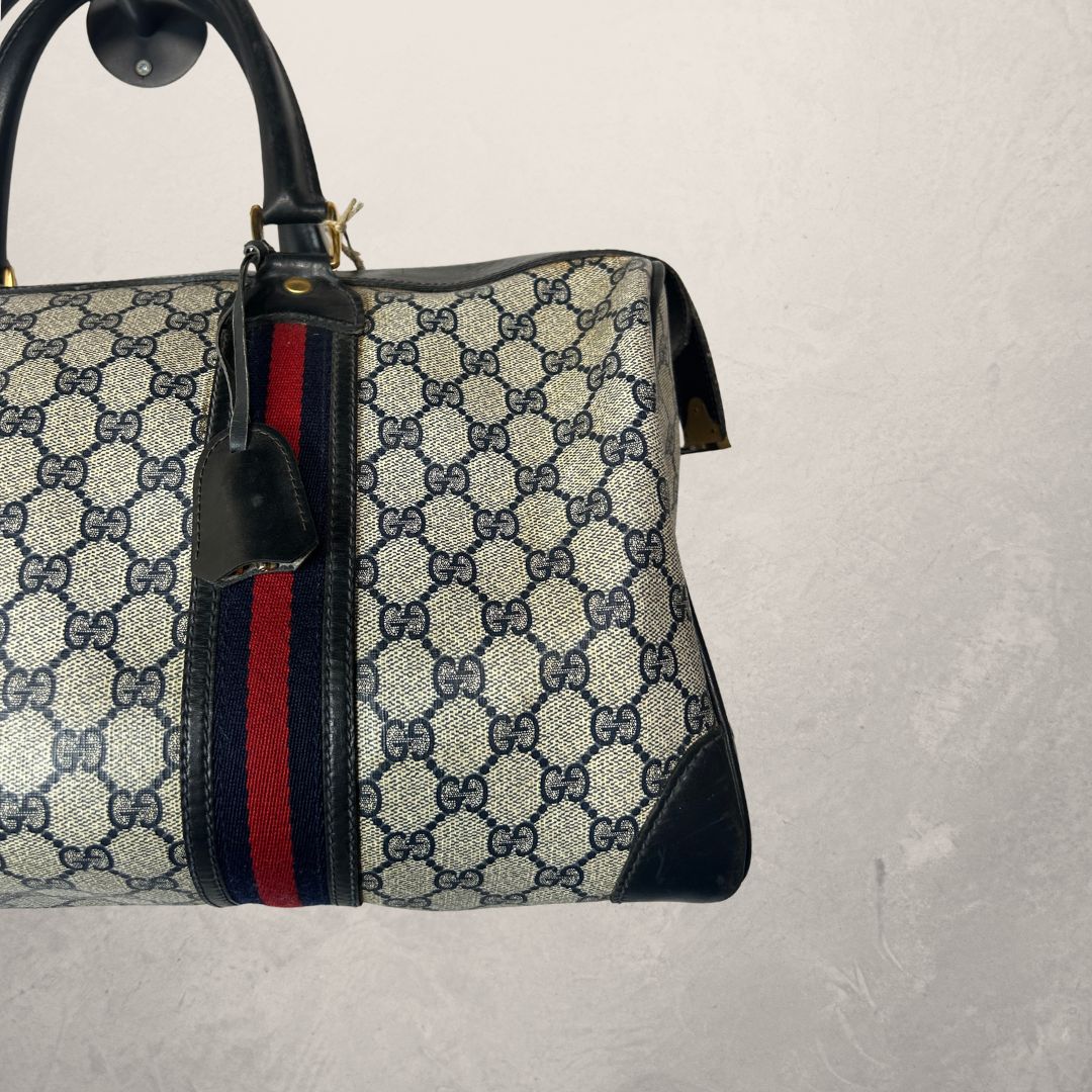 Gucci Boston GG Supreme Sherry handbag - by Romae Studios