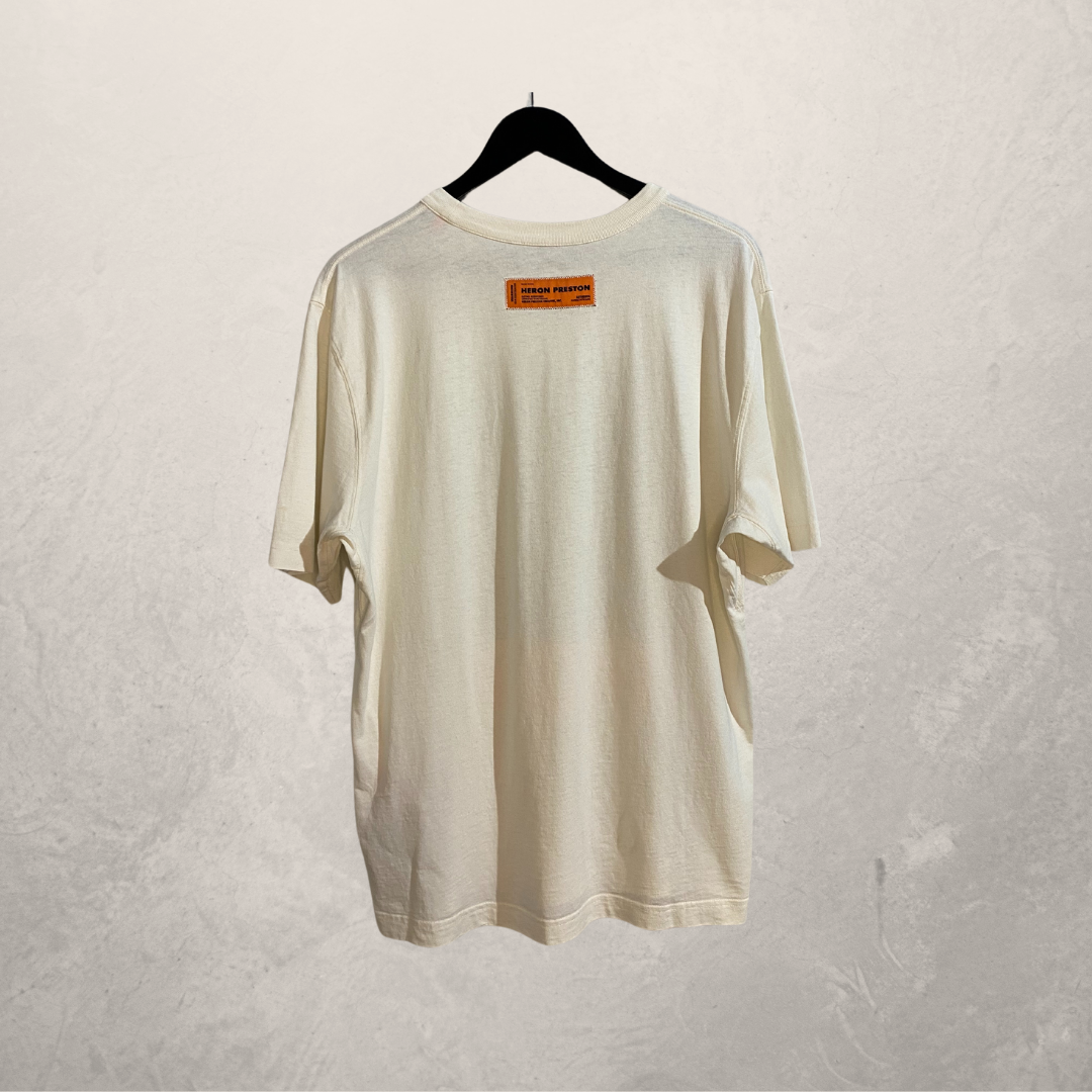 Heron Preston wit Crain grafisch t-shirt M/L