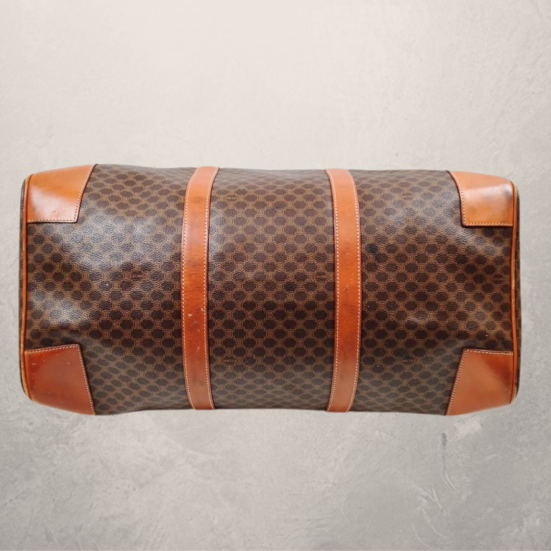 Celine Boston Keepall bruine leren monogram tas