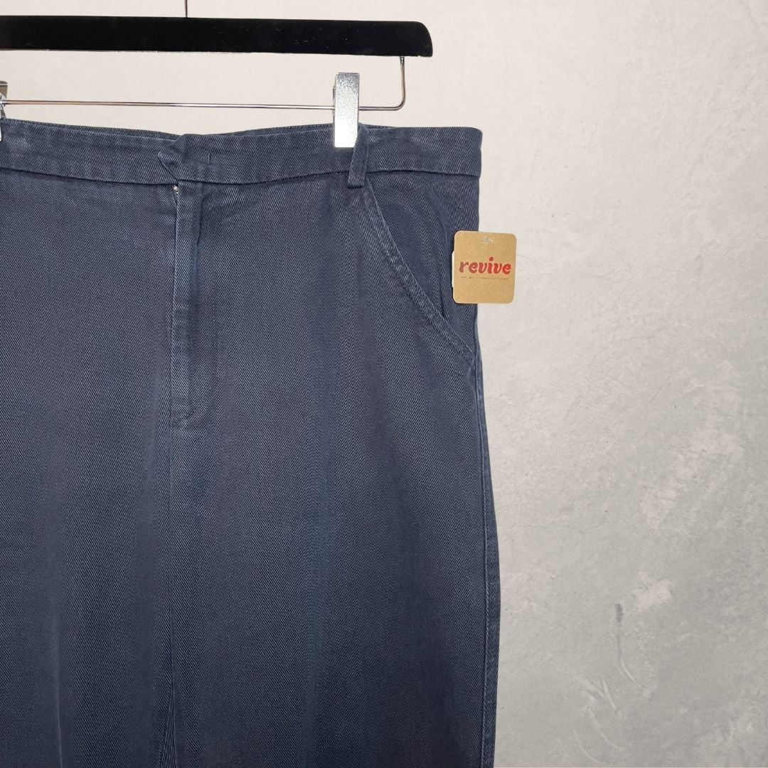 Isabel Marant navy mid waist trouser 40