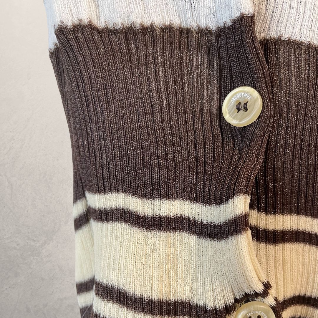 Jacquemus bruin stretch vest XS