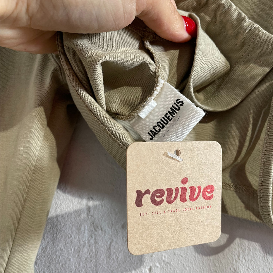 Jacquemus grey open back top S