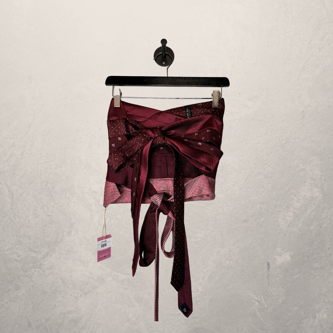 Lanvin red Bandeau tie top OS- By WNDYdesign