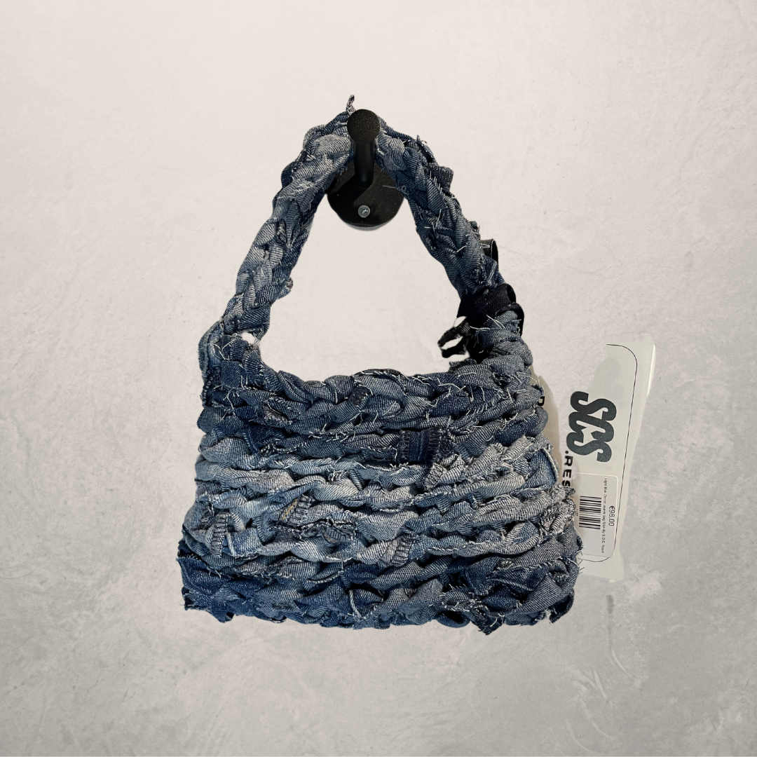 Light blue Denim Jeanie bag S/M- By SOS.Reset