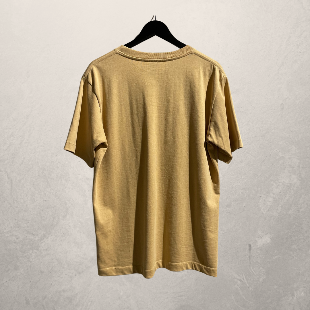 Loewe beige katoenen geborduurd zakje logo t-shirt M/L